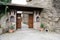 Entrance to the Monastery of Varlaam of the Meteora Eastern Orthodox monasteries complex in Kalabaka, Trikala, Thessaly, Greece