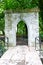 Entrance to the Monk`s fishing house at Cong Abbey, County Mayo, Ireland