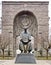 Entrance to Niagara Falls NY with statue of Nikola Tesla