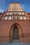 The entrance to the old church from the perspective of frogs