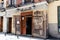 Entrance to old Restaurant in Madrid