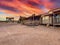 Entrance to the old west town of the Hualapai Indian Reservation at the west gate of the Grand Canyon National Park.