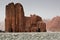 Entrance to Oytagh Glacier Park, Karakoram Highway, ChinaÃ¢â‚¬â„¢s Xinjiang region. Truck on the Old Silk roads