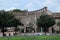 Entrance to Palatine Hill in Rome, Italy