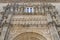 Entrance to the Parador Hostal de los Reyes Catolicos in Plaza del Obradoiro, Santiago de Compostela, Spain