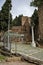 Entrance to Roman Theatre and Alcazaba of Malaga- moorish fortress in Malaga, Spain