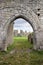 Entrance to the ruins of Dominican abbey, Ireland.