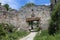 Entrance to ruins of Tematin castle, Slovakia