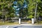 Entrance to the Saratoga Racecourse in New York State, USA