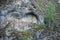 Entrance to the Shulgan-Tash cave in a national park in Bashkiria.