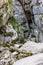 Entrance to Source of SoÄa River, Main Pond Cave in Julian Alps. Bovec, Gorizia, Slovenia, Europe