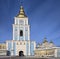 Entrance to St Michael Gilded cathedral in Kiev