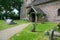 Entrance to St Peters Church, Twineham, Sussex. UK