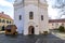 An entrance to St Roch Church former Ali Pasha mosque on Zrinyi square, Szigetvar, Hungary