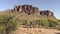 Entrance to the trails in the Superstition Mountains, Arizona