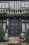 Entrance to Tudor style The House Opposite on Mermaid street in Rye, UK