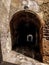 Entrance to the underground medieval street in Cervera town Catalonia, Spain