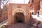 The entrance to underground water reservoir in AAbyaneh Village, Iran.