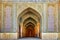 Entrance to the Vakil Mosque in Shiraz. Ancient architectural monument of Iran.