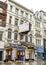 Entrance to Vaudeville Theatre on the Strand in West End district, London, United Kingdom