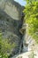 The entrance to the The womb cave also known as Utroba cave in Bulgaria