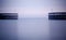Entrance to the yacht port. Greystones Marina minimalistic long exposure photography. Ireland Europe