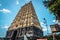 Entrance tower ( Gopuram) of Ekambareswarar Temple, Earth Linga Kanchipuram, Tamil Nadu, South India