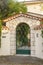 Entrance of typical french villa, south of France