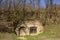 Entrance of a typical wine cellar.