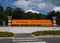 Entrance at Veuve Clicquot Champagne house in Reims, France