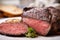 Entrecote with grilled garlic