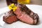 Entrecote with grilled garlic