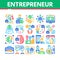 Entrepreneur Business Collection Icons Set Vector