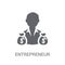 Entrepreneur icon. Trendy Entrepreneur logo concept on white background from Startup Strategy and Success collection