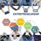 Entrepreneurship Strategy Business Plan Brainstorming Graphic C