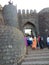 The entry gate of sinhagad fort, pune