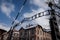 Entry gate to the Auschwitz Museum in Oswiecim Poland