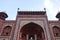 Entry Gateway to the Taj Mahal Closeup