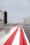 Entry from pit stop lane to main forumla 1 track at BIC