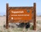 Entry sign for Toppenish National Wildlife Refuge