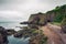 Entry to the Cushendun Cave in Northern Ireland