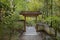 Entryway at Japanese Garden in Autumn Season