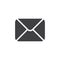 Envelop black icon