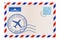 Envelope with BERLIN stamp. International mail postage with postmark and stamps