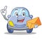 With envelope cute car character cartoon