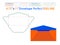 Envelope design 4.75x11 inch dieline template and 3D envelope editable easily resizable