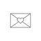 envelope friendship outline icon. Elements of friendship line icon. Signs, symbols and vectors can be used for web, logo, mobile
