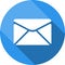 Envelope icon. Send email message sign. Internet mailing symbol.