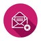 Envelope icon with star sign. Envelope icon and best, favorite, rating symbol. Vector icon