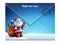 Envelope with letter picture of Santa Claus